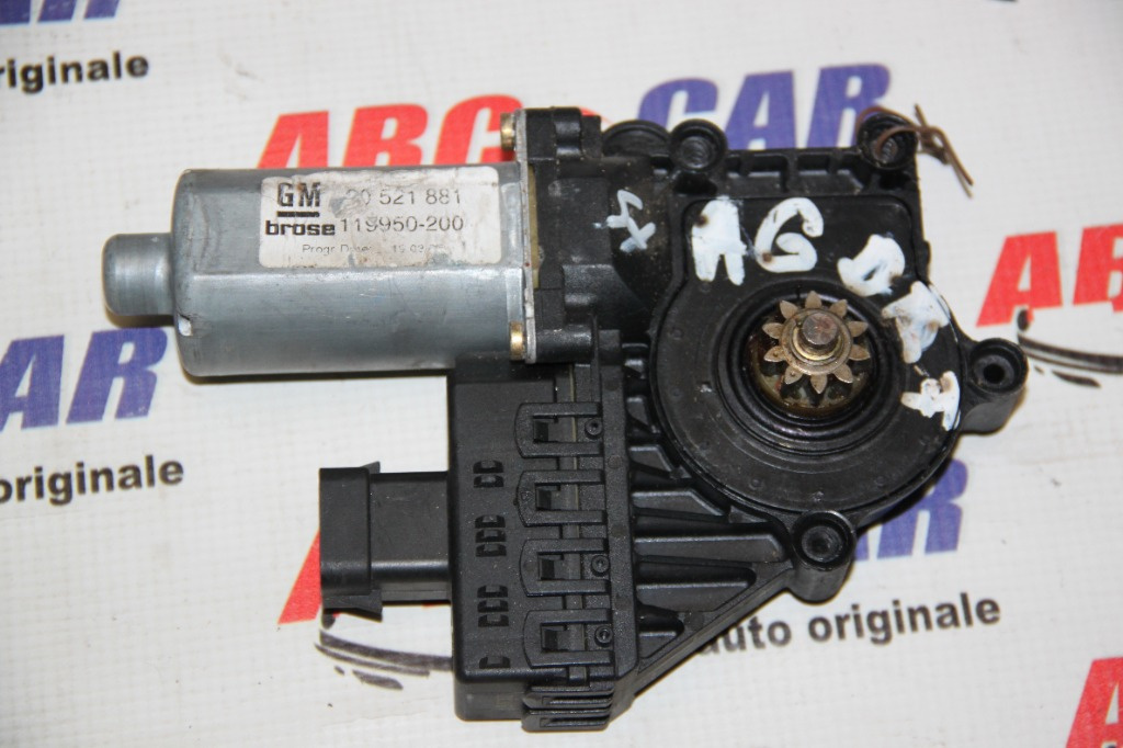 Motoras macara stanga fata Opel Astra G 1999-2005 90521881, 119950-200