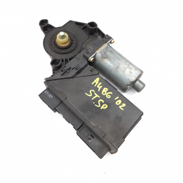Motoras Macara Stanga,spate Audi A4 B6 (8E) 2000 - 2004 8E0959801A, 105998103, 105848103, 5WK47009BBF, 0130821767, 102230XXX