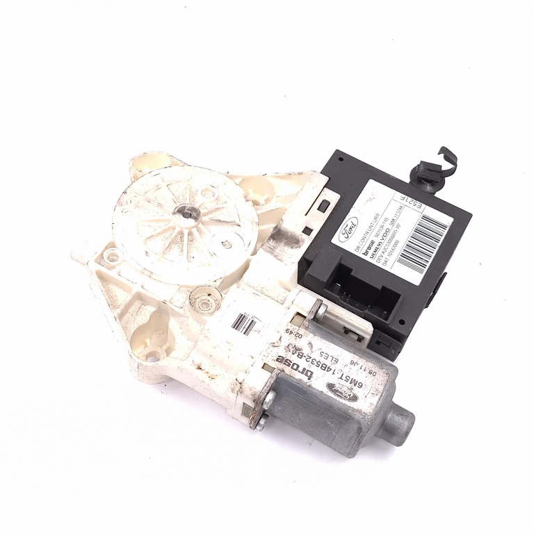 Motoras Macara Stanga Spate Ford Focus Mk 2 2005-2010 6M5T14B532Ba, 6M5T-14B532-Ba, 981536110, 5Wk11574K, A2C5309889510, 0130822219, E521F Brose, Siemens Vdo