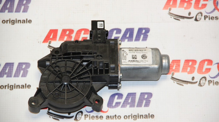 Motoras macara usa dreapta fata VW Polo 6R 2008-2014 cod: 6R0959802P