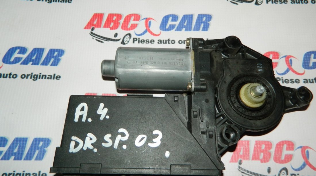 Motoras macara usa dreapta spate Audi A4 B6 cod: 0130821766