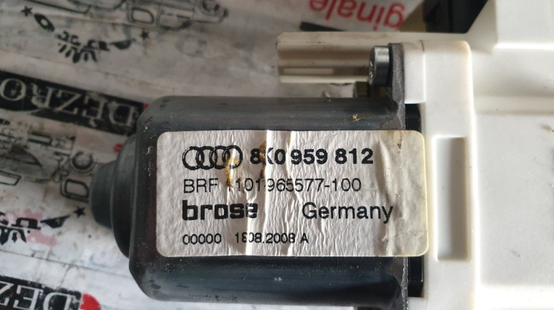 Motoras macara usa dreapta spate Audi A4 B8 cod piesa : 8K0959812