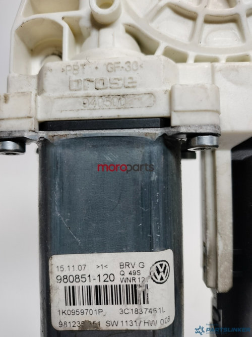 Motoras macara usa stanga fata ​Volkswagen Passat B6 (3C2) Berlina 2008 2.0 TDI OEM 1K0959701P