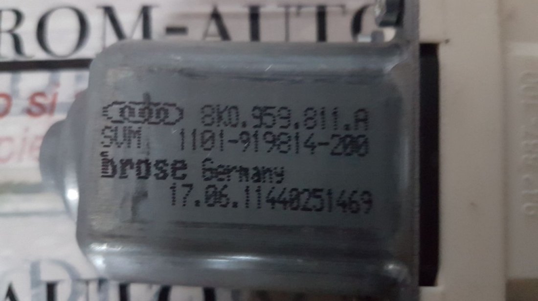 Motoras macara usa stanga spate 8K0959811A skoda yeti