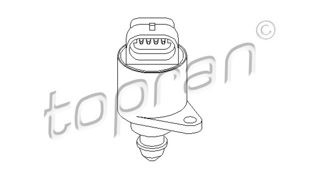 motoras pas cu pas reglaj admisie aer CITROËN BERLINGO MF Producator TOPRAN 721 458