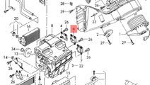 Motoras reglaj aeroterma Audi A6 4B (C5) 2002 2003...