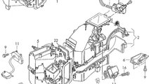 Motoras reglaj aeroterma Volkswagen Golf 1J 74 kw ...