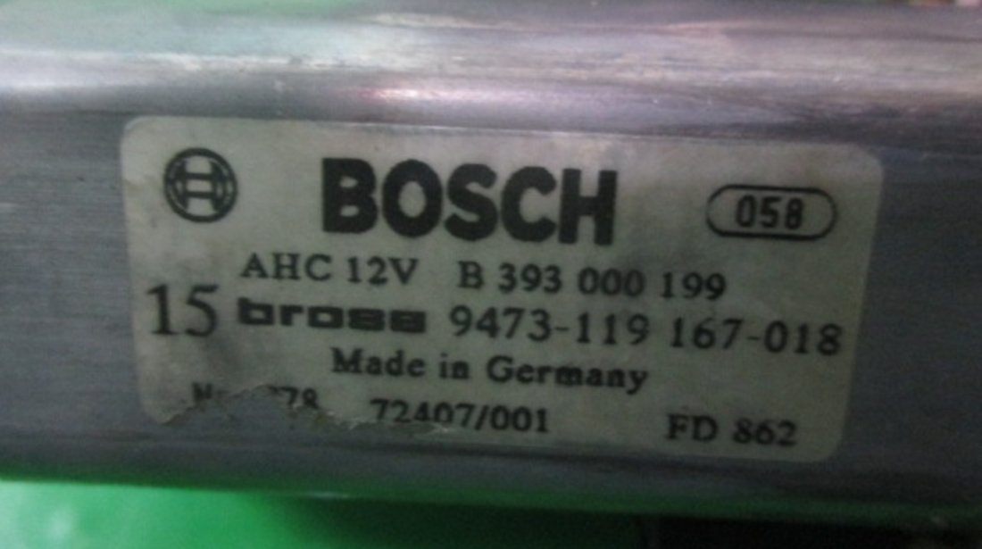 MOTORAS SCAUN BOSCH DREAPTA FATA COD 393000199 SAAB 9-5 FAB. 1997 - 2009 ⭐⭐⭐⭐⭐