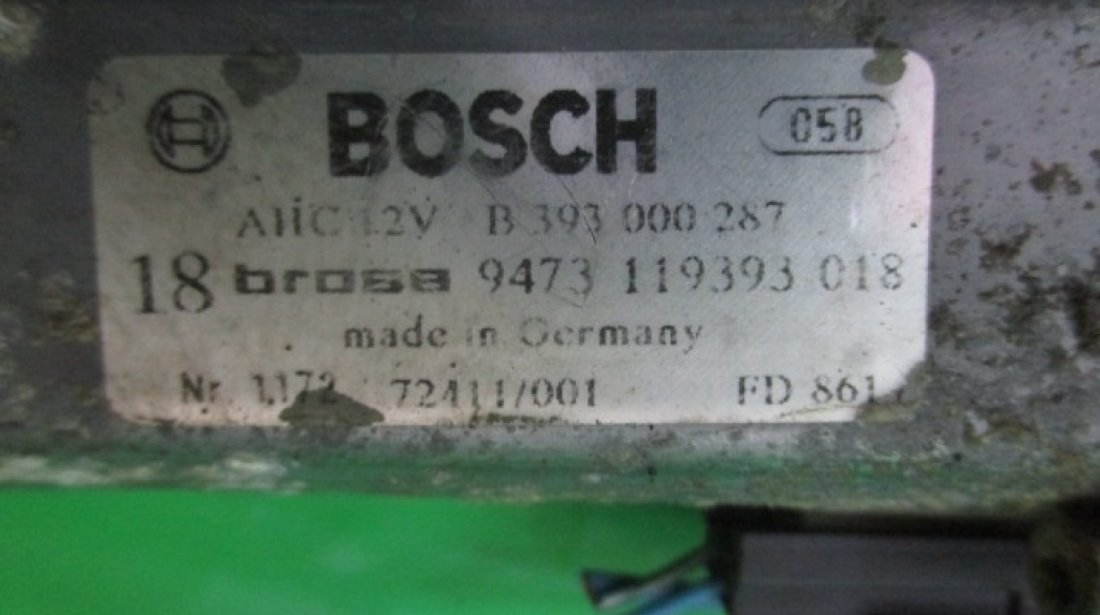 MOTORAS SCAUN BOSCH STANGA FATA COD 393000287 SAAB 9-5 FAB. 1997 - 2009 ⭐⭐⭐⭐⭐