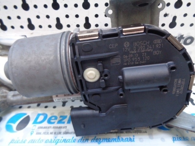 Motoras stergator dreapta fata, 1P0955120, Seat Leon (1P1) 2005-2011 (id:204518)
