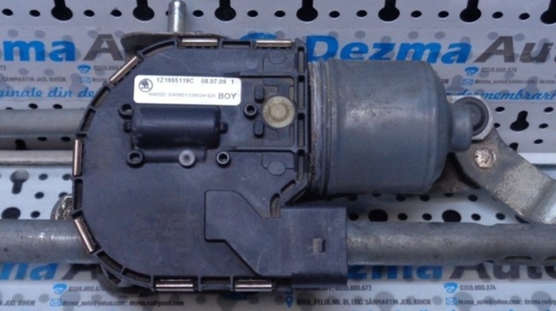 Motoras stergator fata, 1Z1955119C, Skoda Octavia 1Z3 (id:198816)