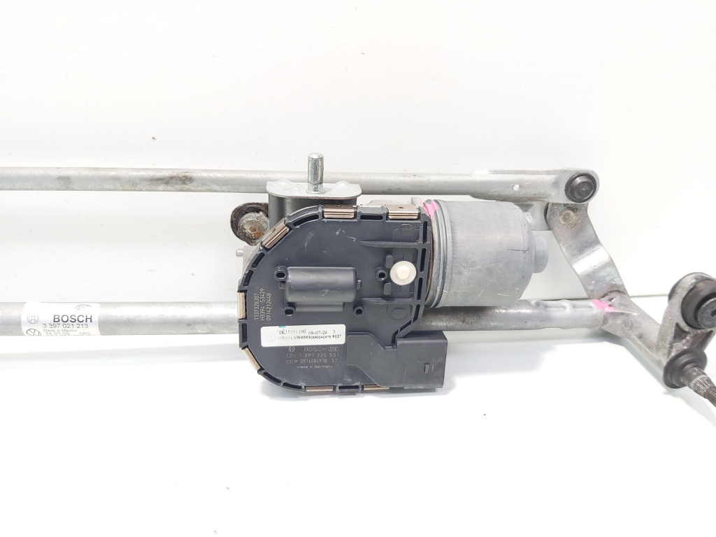 Motoras stergator fata, cod 1K1955119E, Vw Golf 5 Variant (1K5) vol pe stanga (id:690006)