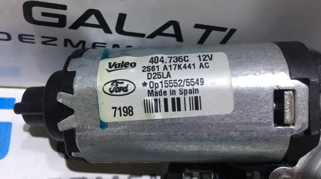 Motoras Stergator Geam / Sticla / Luneta Hayon / Haion / Portbagaj Ford Fiesta 2002 - 2008 Cod Piesa : 2S61-A1