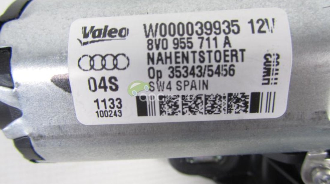 Motoras stergator haion Audi A3 8V Sportback cod 8V0955711A