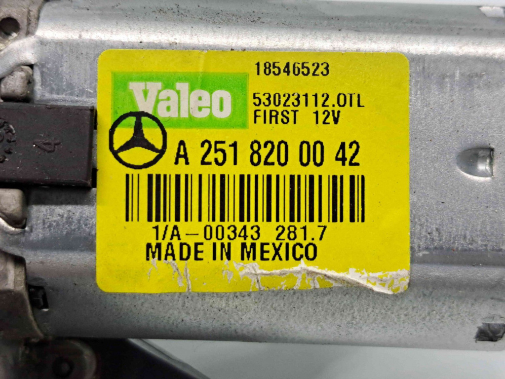 Motoras stergator haion Mercedes Clasa ML (W164) [Fabr 2005-2012] A2518200042