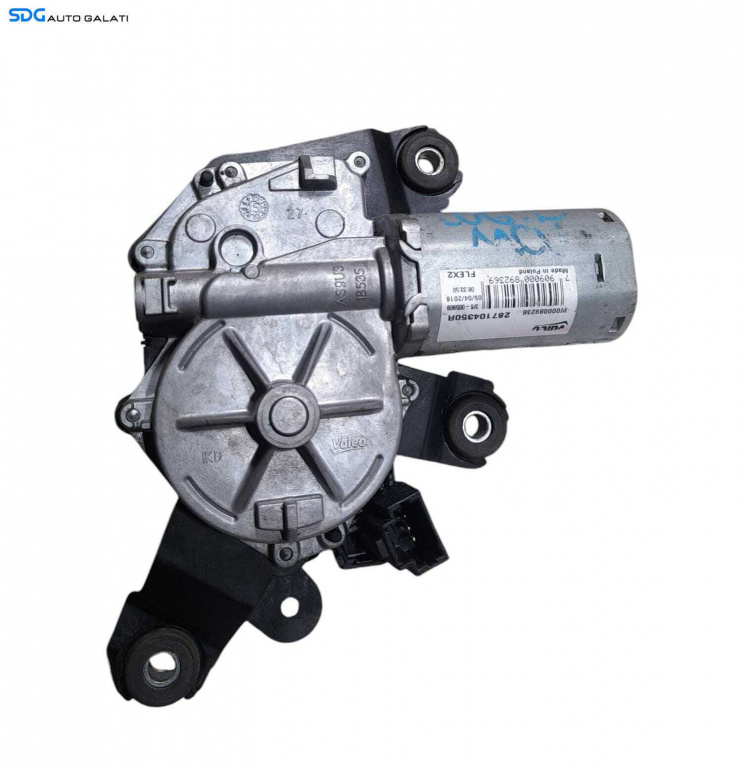 Motoras Stergator Luneta Geam Sticla de pe Haion Haion Portbagaj Dacia Logan 2 MCV 2012 - 2020 Cod 287104350R W000028308 [N1083]