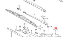 Motoras stergator parbriz Audi A4 8E 2002 2003 2.4...