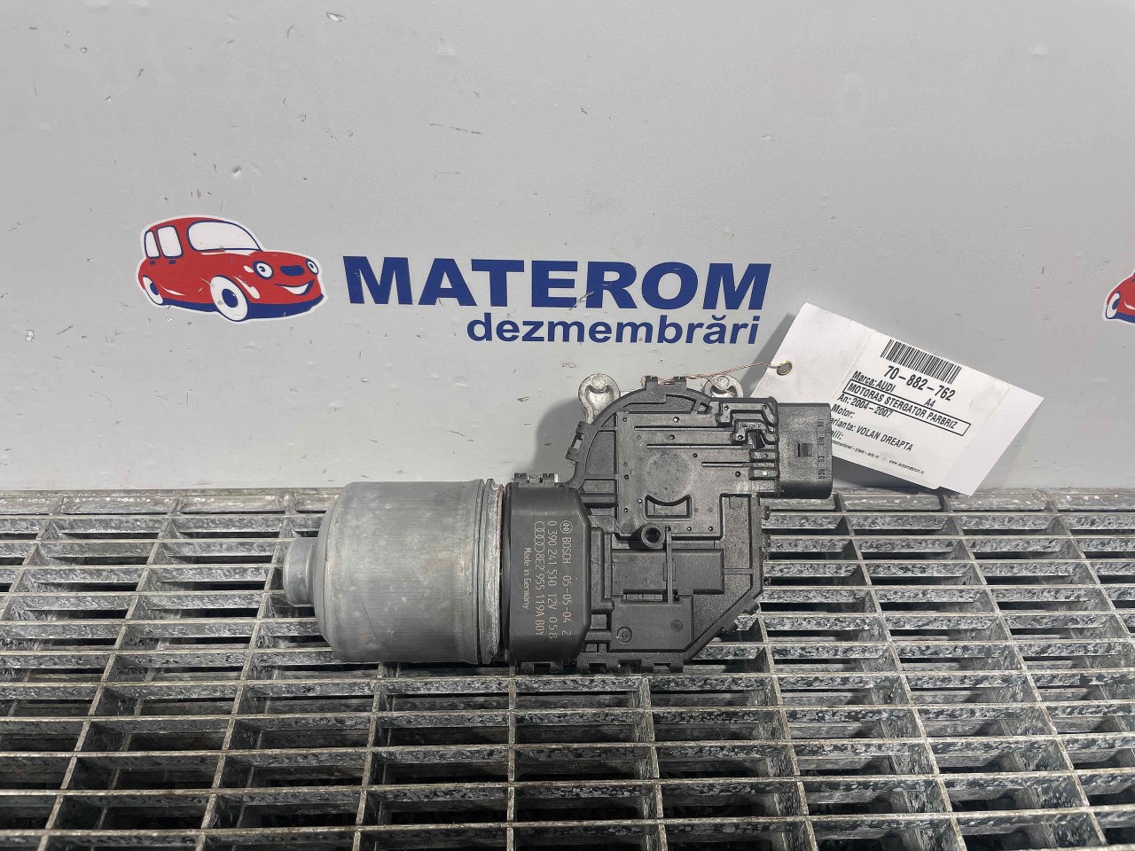 MOTORAS STERGATOR PARBRIZ AUDI A4 A4 - - (2004 2007)