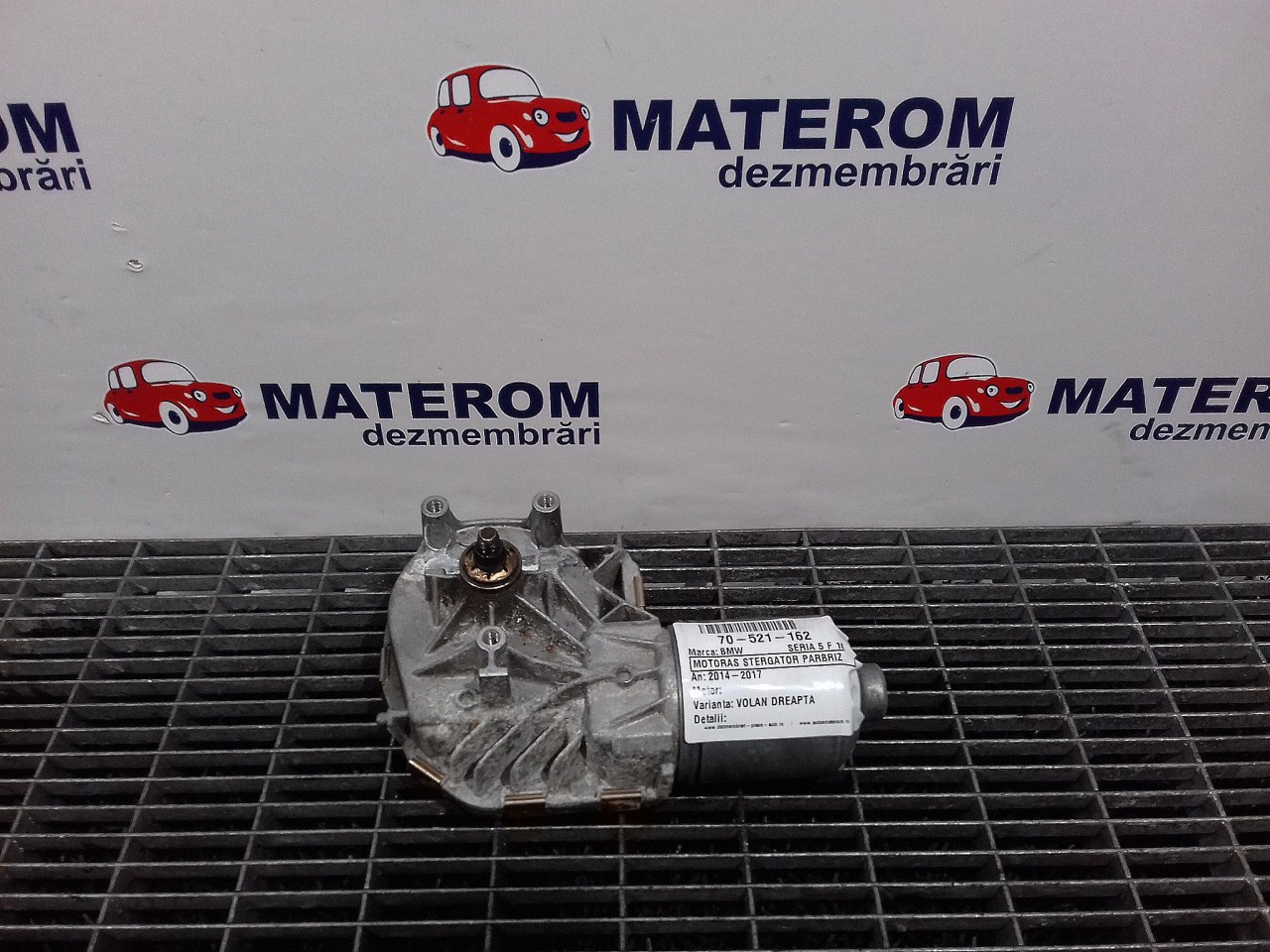 MOTORAS STERGATOR PARBRIZ BMW SERIA 5 F 10 - - (2014 2017)