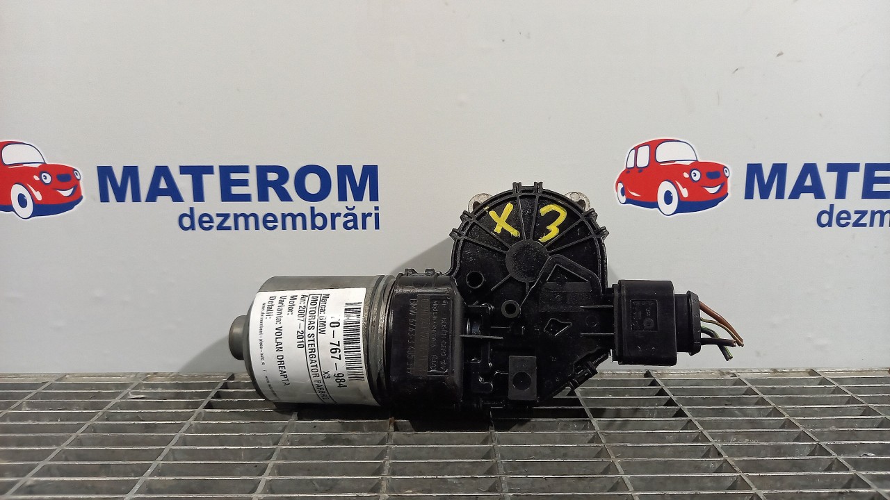 MOTORAS STERGATOR PARBRIZ BMW X3 - - (2007 2010)
