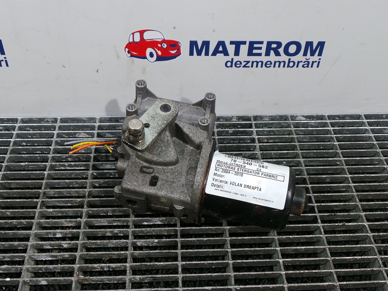 MOTORAS STERGATOR PARBRIZ CITROEN C4 C4 - - (2004 2008)