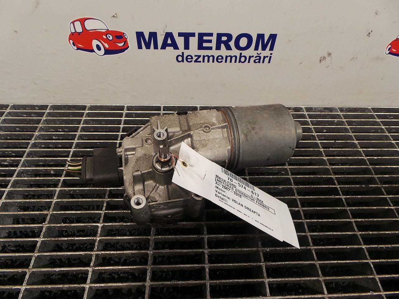 MOTORAS STERGATOR PARBRIZ FORD C-MAX C-MAX - - (2007 2010)