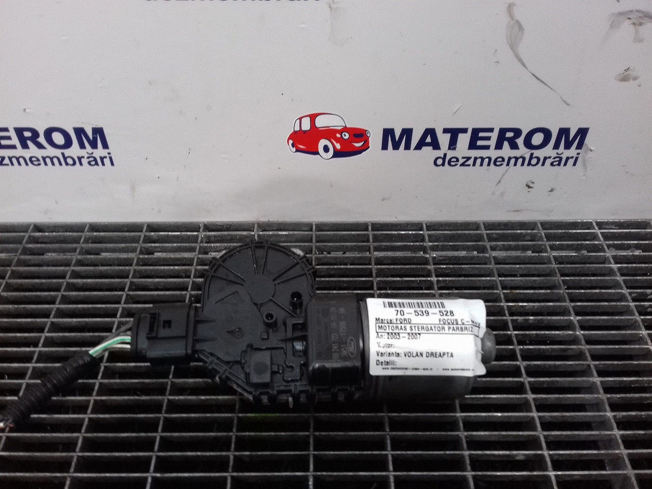 MOTORAS STERGATOR PARBRIZ FORD FOCUS C-MAX - - (2003 2007)