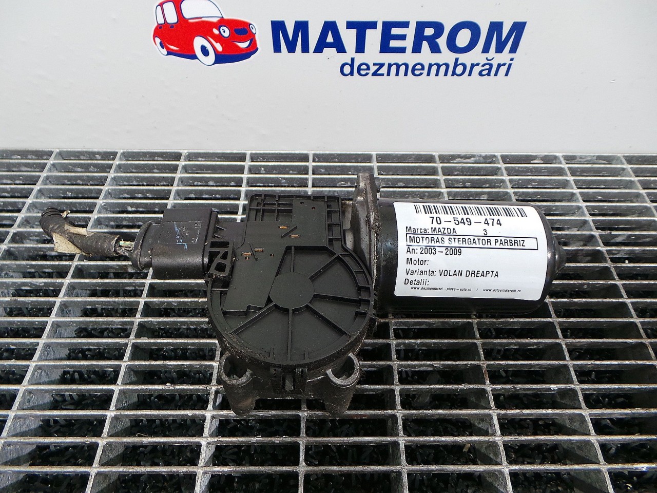 MOTORAS STERGATOR PARBRIZ MAZDA 3 3 - - (2003 2009)