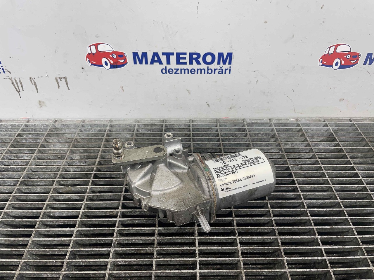 MOTORAS STERGATOR PARBRIZ MINI COUNTRYMAN COUNTRYMAN - - (2010 2017)