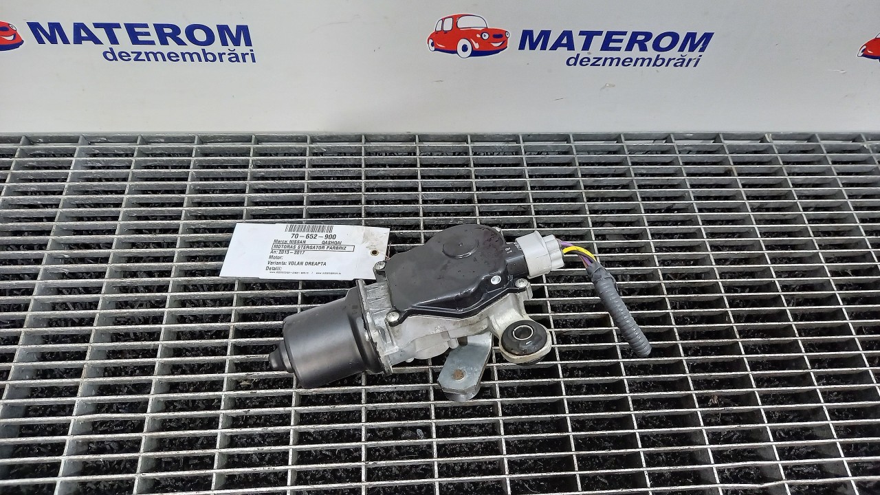MOTORAS STERGATOR PARBRIZ NISSAN QASHQAI QASHQAI - - (2013 2017)