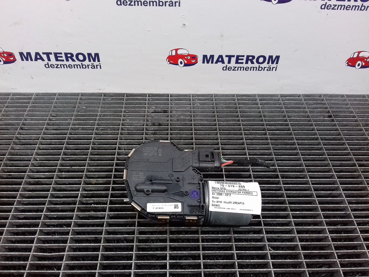 MOTORAS STERGATOR PARBRIZ OPEL ASTRA J ASTRA J - - (2009 2012)