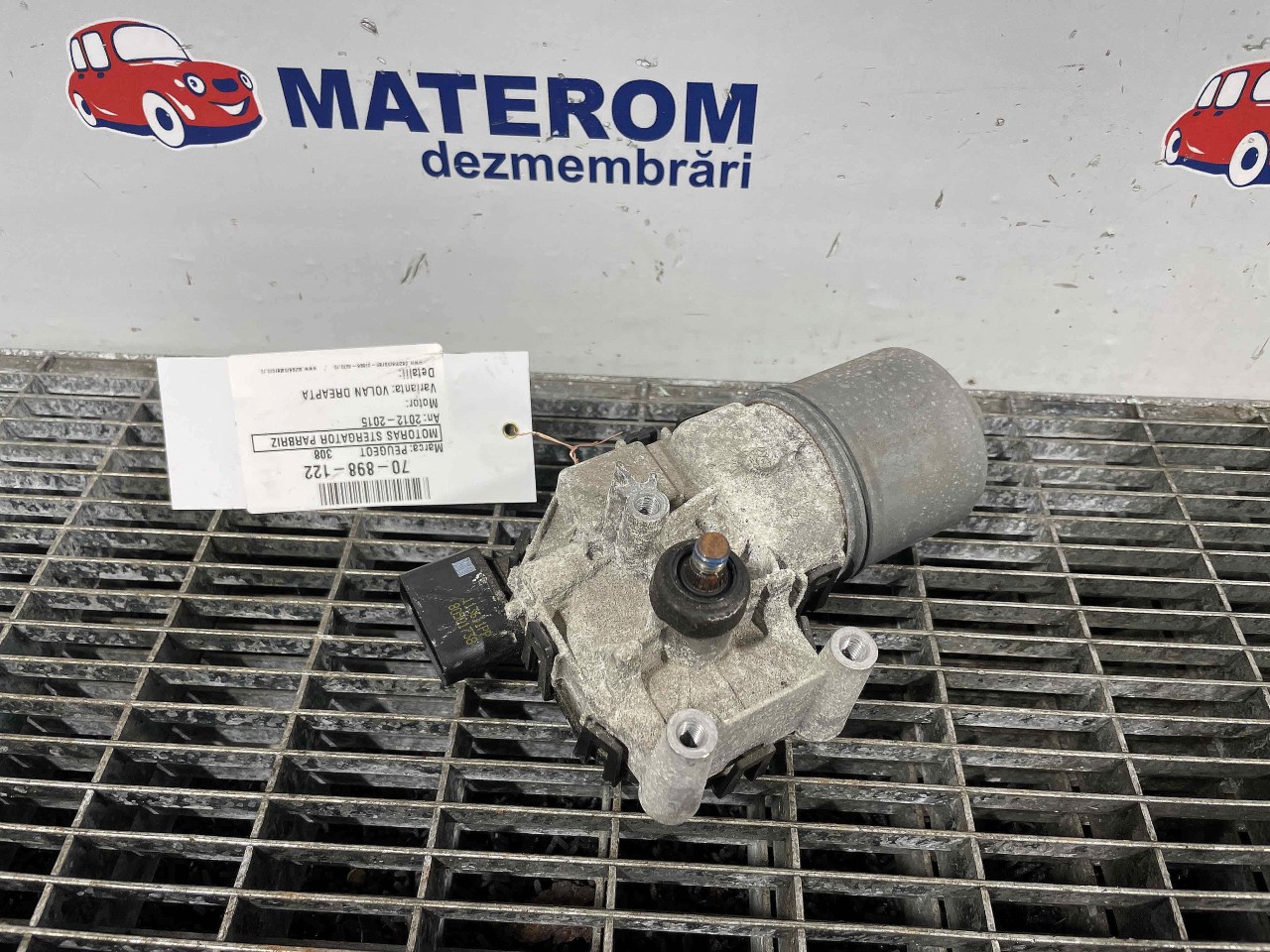 MOTORAS STERGATOR PARBRIZ PEUGEOT 308 308 - - (2012 2015)