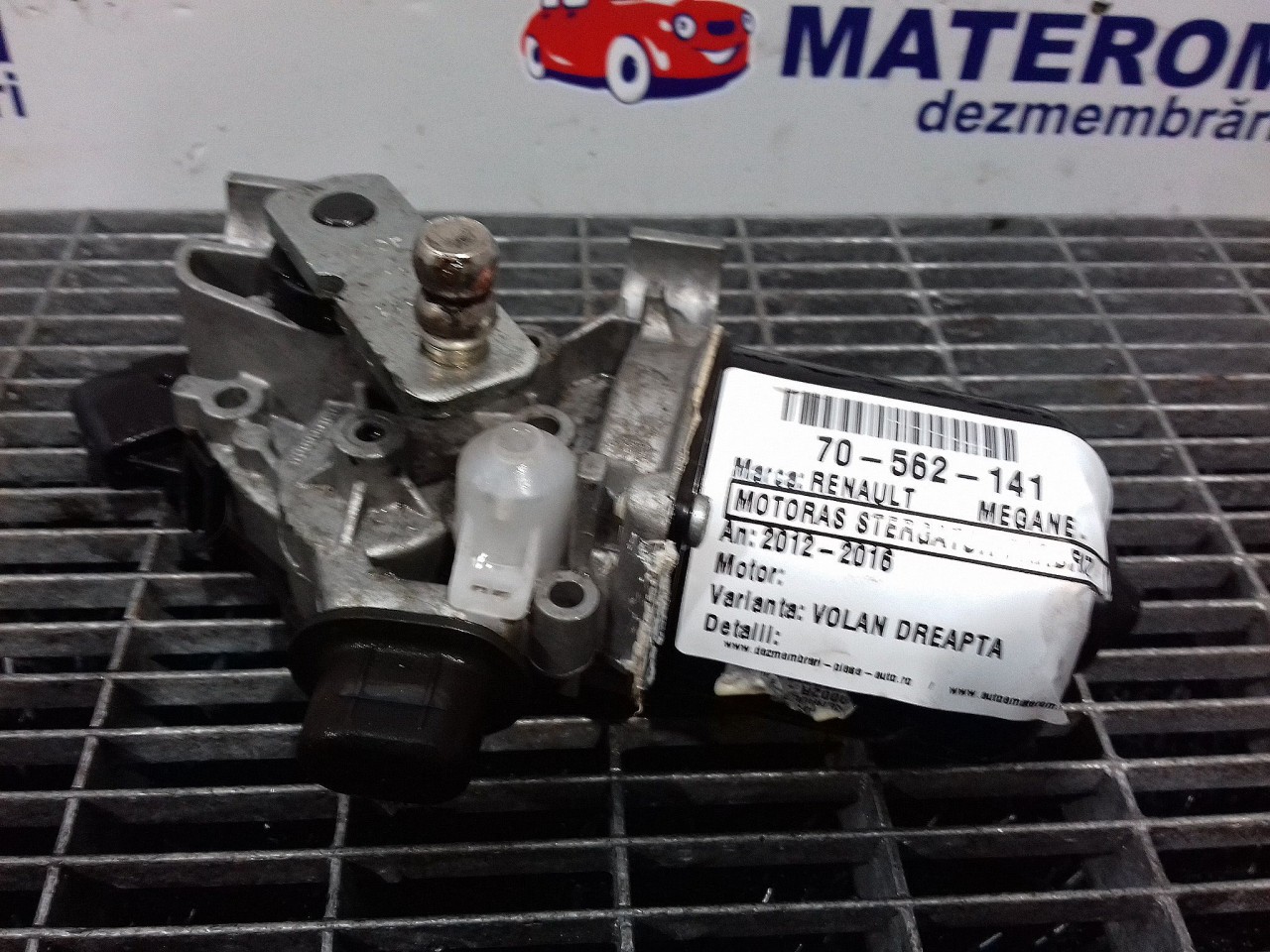 MOTORAS STERGATOR PARBRIZ RENAULT MEGANE - - (2012 2016)