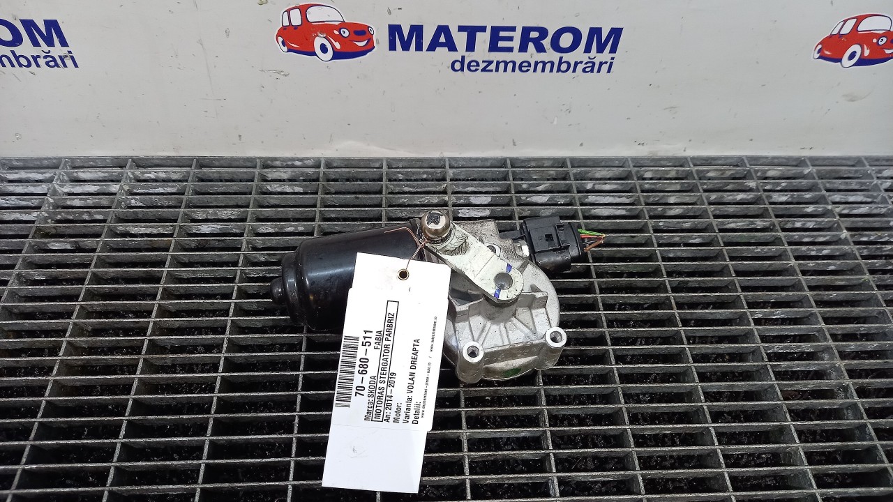 MOTORAS STERGATOR PARBRIZ SKODA FABIA FABIA - - (2014 2019)