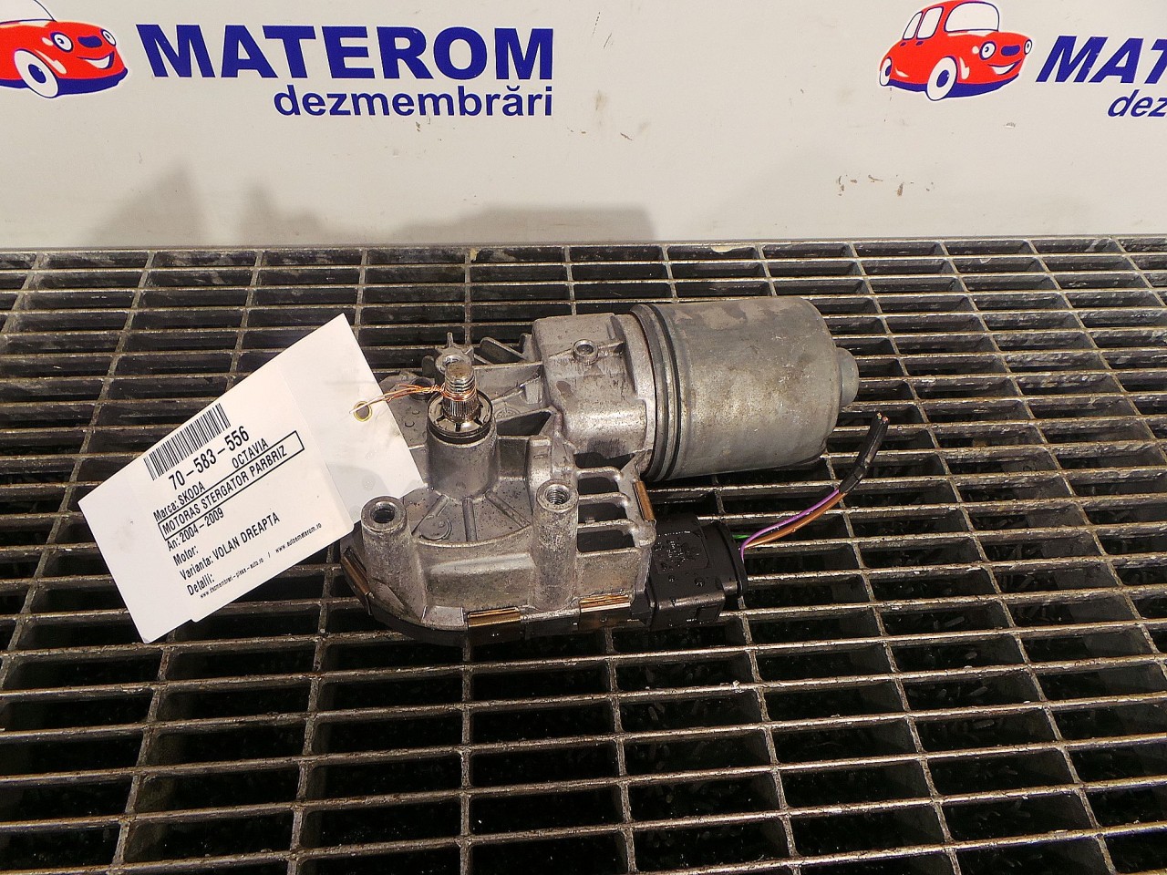 MOTORAS STERGATOR PARBRIZ SKODA OCTAVIA OCTAVIA - - (2004 2009)