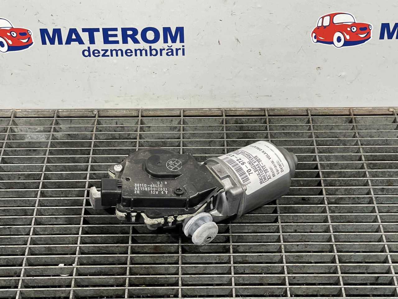 MOTORAS STERGATOR PARBRIZ SUZUKI SWIFT - - (2012 2016)