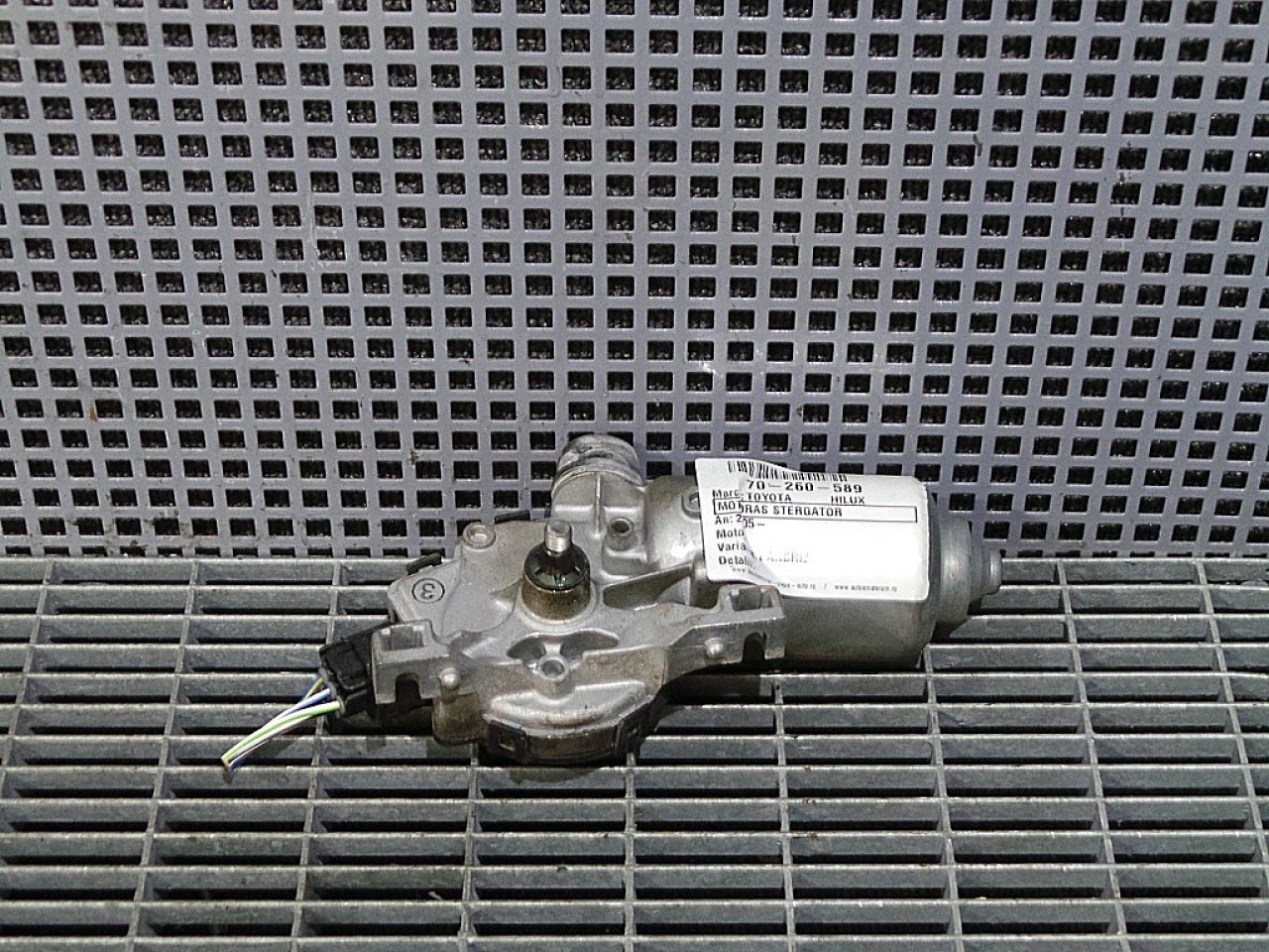 MOTORAS STERGATOR PARBRIZ TOYOTA HILUX - - (2005 2012)