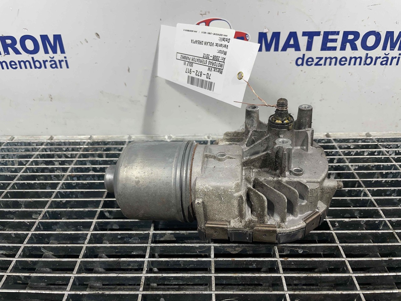 MOTORAS STERGATOR PARBRIZ VW GOLF VI GOLF VI - - (2008 2012)