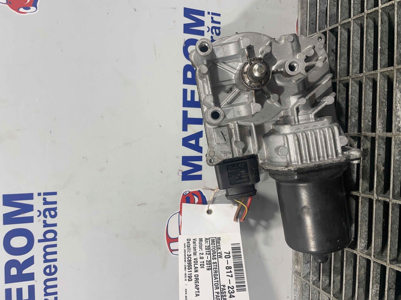 MOTORAS STERGATOR PARBRIZ VW PASSAT CC PASSAT CC 2.0 TDI - (2012 2019)
