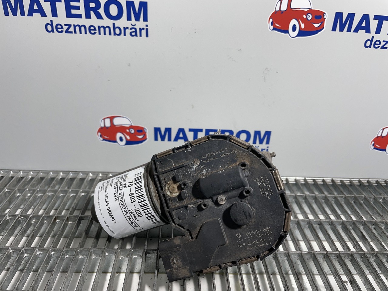MOTORAS STERGATOR PARBRIZ VW PASSAT PASSAT - - (2010 2015)
