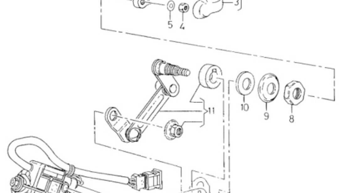 Motoras stergator spate Volkswagen Caddy (9K9) 2000 1.9 SDI OEM 6K9955713