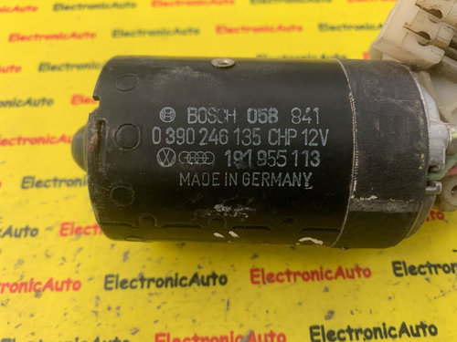 Motoras stergator Volkswagen Golf, 0390246135, 0 390 246 135, 191955113,