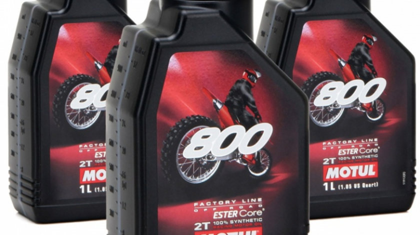 Motul 800 2T Line Line Factory din Motor Oil - 1 Litru