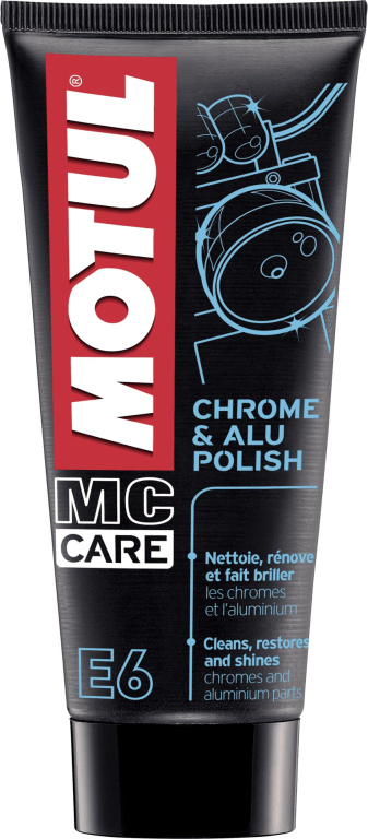 Motul Chrome &amp; Alu Polish Pasta Polish Crom Si Aluminiu Moto E6 100ML 103001