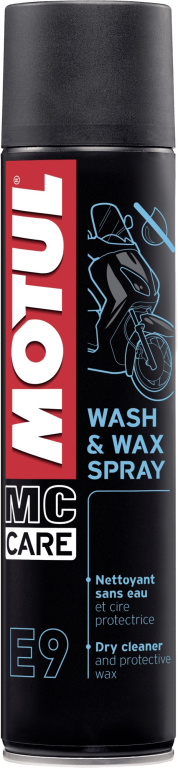 Motul Wash &amp; Wax Spray Spalare Si Ceruire Moto E9 400ML 103174