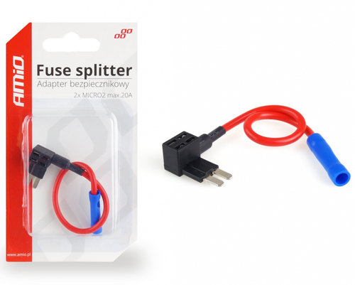 Mufa Adaptor Splitter Sigurante Circuit Micro 2 20A Amio 02335