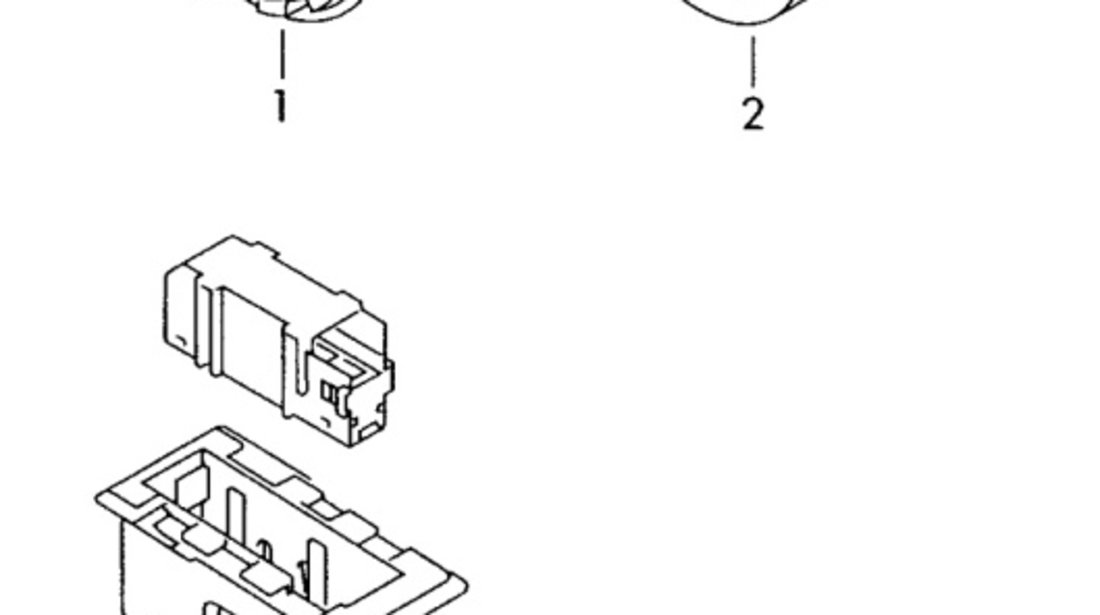 Mufa conector ceasuri bord Volkswagen Passat (3C5) Combi 2009 2.0 TDI OEM 3C1972977