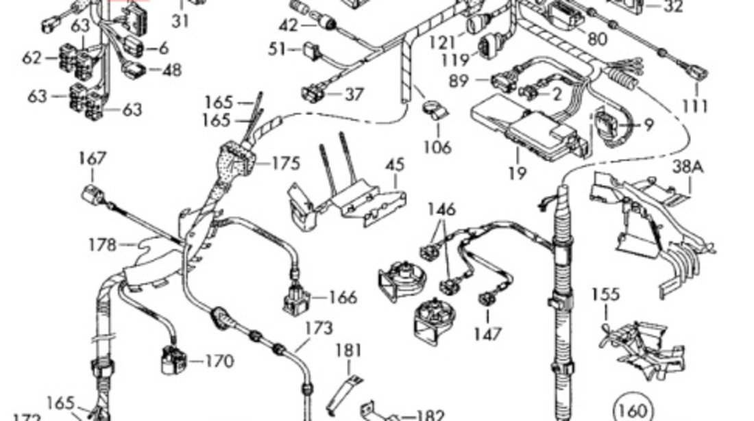 Mufa conector diagnoza ​Volkswagen Passat (3C5) Combi 2009 2.0 TDI