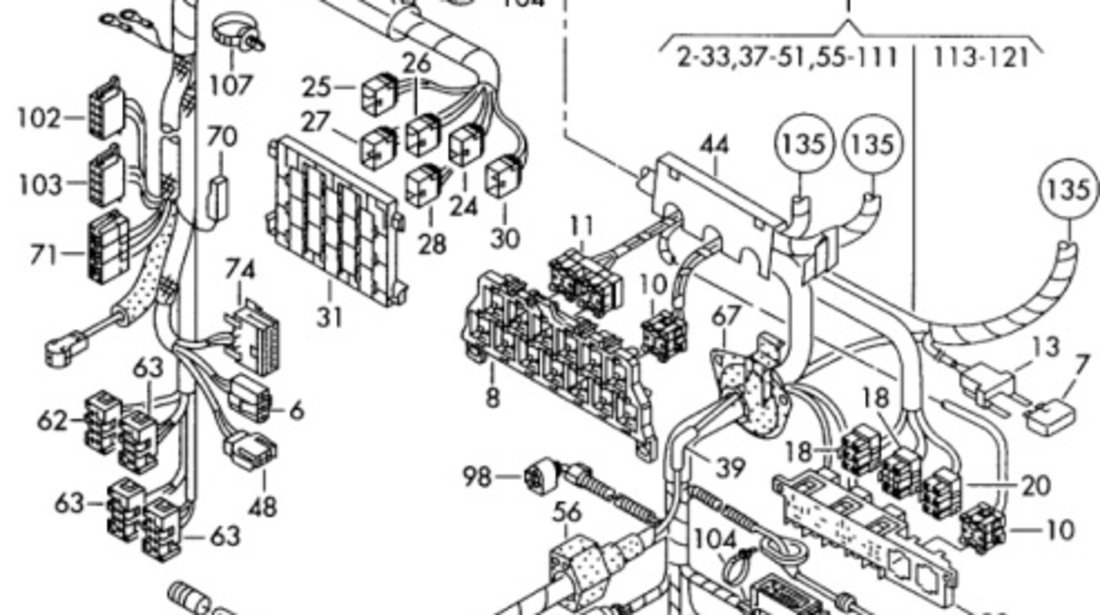 Mufa conector far Volkswagen Passat (3C5) Combi 2009 2.0 TDI OEM 1J0973735