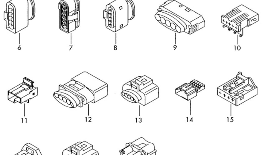 Mufa conector pompa motorina Volkswagen Caddy (2KB) 2006 1.9 TDI OEM 1K0919231